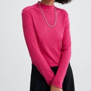 Zara Fuchsia Soft Touch Long Sleeve Shirt